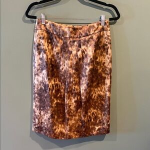 J. Crew Leopard Print Pencil Skirt